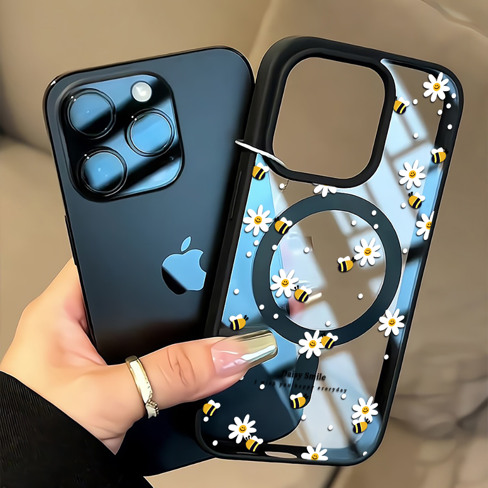 Magnetic Phone Case - Etui na telefon Fresh Daisy Bee