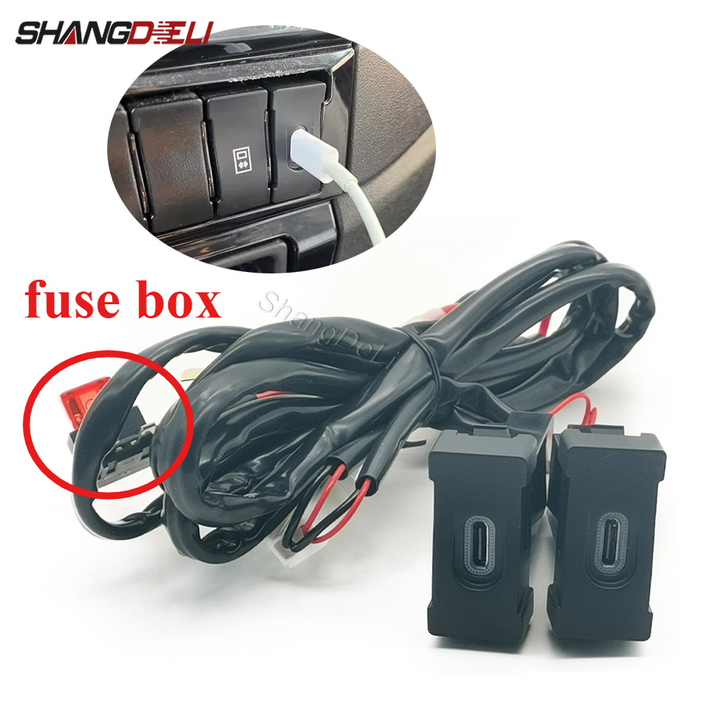 Phone Accessories Types - 1 szt. Samochodowy podwójny adapter ładowania