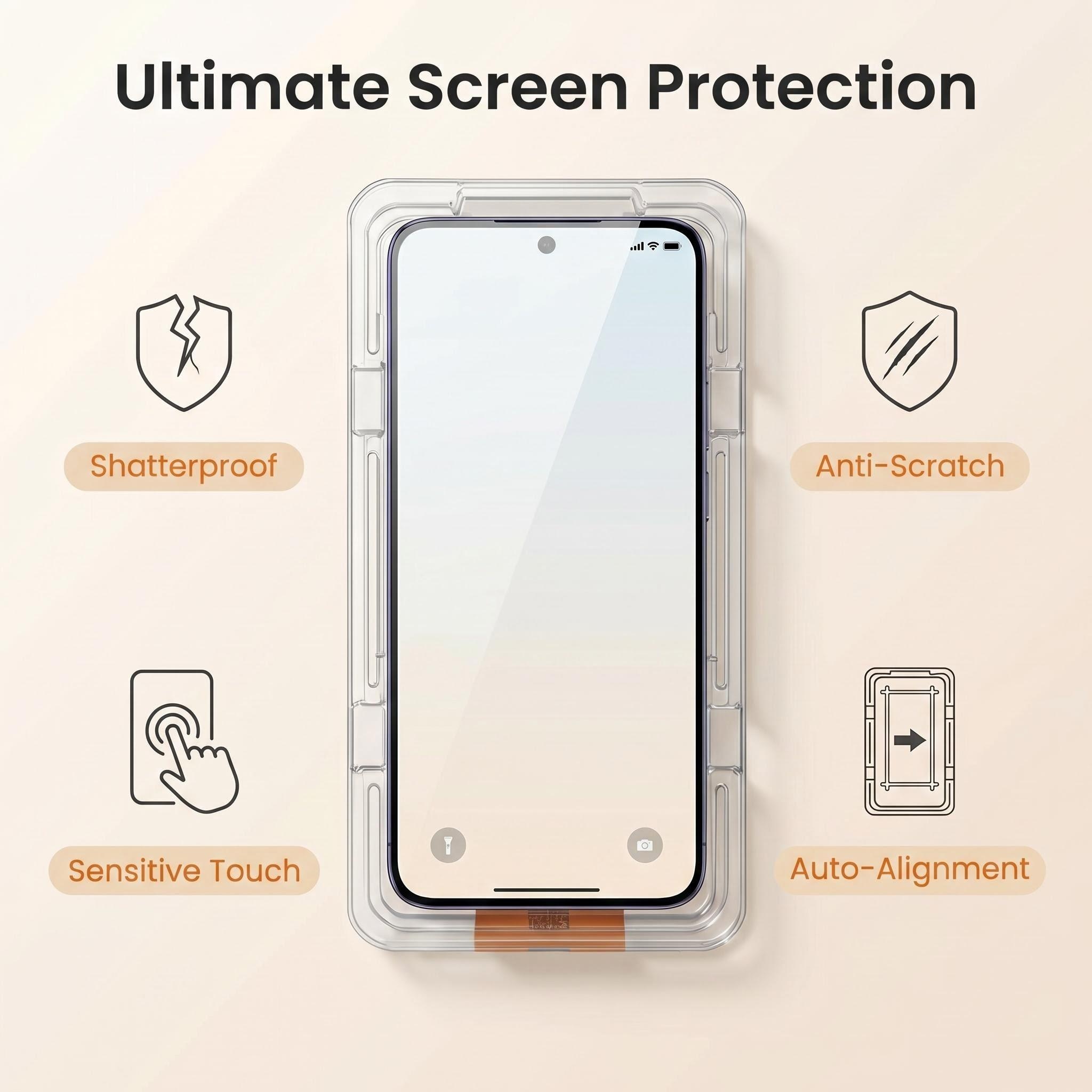 2 sztuki szkła hartowanego 4K  – Phone Accessories Online Shop recenzja i cena